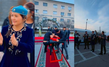 В атмосфере праздника: как отметили Наурыз сотрудники полиции в Таразе