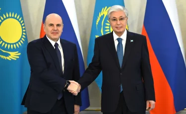 Мемлекет басшысы Ресей премьер-министрі Михаил Мишустинді қабылдады