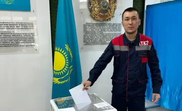 Сотрудники «Алматытеплокоммунэнерго» участвуют в голосовании на референдуме