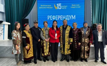 Представители АНК и этнокультурных объединений Алматы приняли участие в референдуме