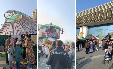 Праздник весны в сердце Алматы: концерт и ремесленная ярмарка на площади Абая