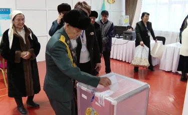 Қызылордада 105 жастағы соғыс ардагері референдумда дауыс берді