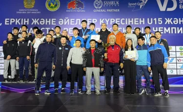 Алматинские борцы стали победителями чемпионата Казахстана U23