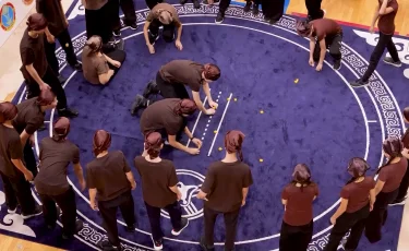 Астанада 18 мың бала бір мезетте асық ойнады