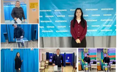 Алматинская молодежь активно поддержала онлайн-челлендж «Я иду на референдум»