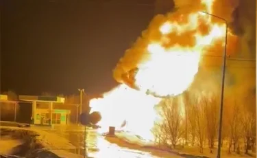 В Актобе на автозаправке взорвался резервуар