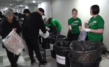 Более 2 000 алматинцев приняли участие в сборе опасных отходов и редких видов вторсырья