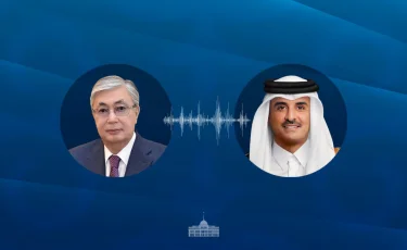 Состоялся телефонный разговор Президента с Эмиром Государства Катар