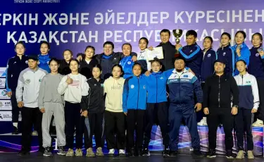 Алматинские спортсменки успешно выступили на чемпионате Казахстана по женской борьбе