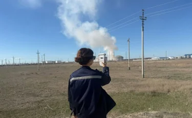 Жағымсыз иіс: Атыраудағы қоқыс полигонынан өрт шықты