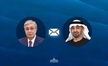 Глава государства направил послание Президенту ОАЭ шейху Мухаммеду бен Заиду Аль Нахаяну