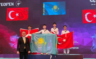 Алматинские спортсмены завоевали медали международного турнира Turkish Open по таэквондо