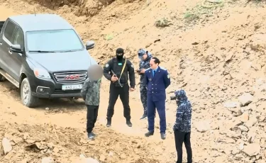 Кентауда заңсыз кен өндіргендер анықталды