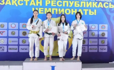 Алматылық спортшылар джиу-джитсудан Қазақстан чемпионатында 38 медаль жеңіп алды