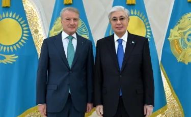 Президент Сбербанктің басқарма төрағасын қабылдады