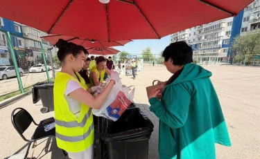 В рамках экоакции «Зеленый сбор» жители Алматы и Алматинской области сдали более 200 кг вторсырья и опасных отходов