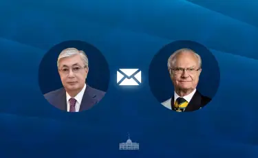 Мемлекет басшысы Швеция королі XVI Карл Густавты құттықтады