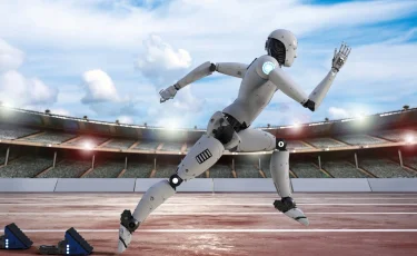 Почти как люди: робот на стадионе смог развить невероятную скорость