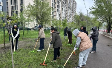 Төле би мен Райымбек көшелері аралығында Үлкен Алматы өзенінің жағалауы тазартылды