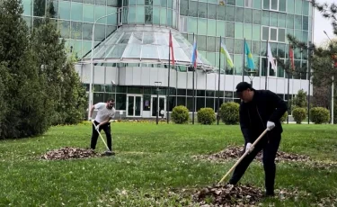 Алматыда «Алатау» технологиялар паркі аумағында бизнес өкілдері сенбілікке қатысты