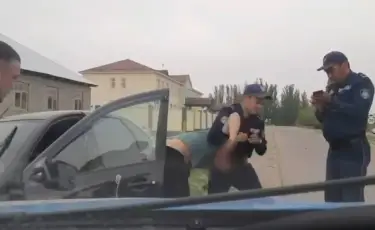 Жамбыл облысында мас жүргізуші полициядан қашпақ болды