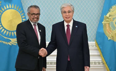 Президент Касым-Жомарт Токаев провел встречу с Гендиректором ВОЗ Тедросом Адханомом Гебрейесусом