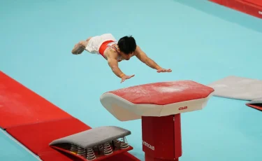 Казахстанский гимнаст стал серебряным призером этапа Кубка мира в Египте