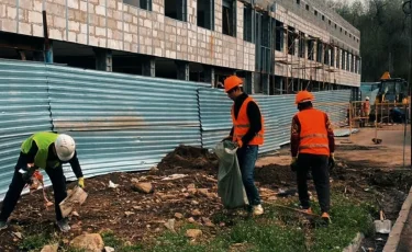 Қаланың құрылыс нысандарында сенбілік өтті