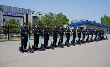 Сезон самокатов: в Алматы появились мобильные двухколесные патрули (видео)