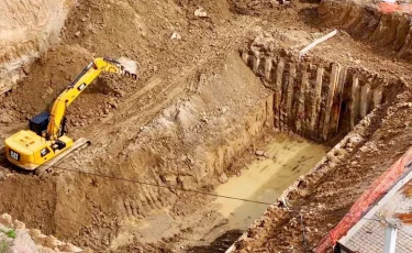 Алматының Наурызбай ауданында батыс кәріз коллекторының құрылысы басталды