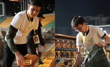 В Алматы после матча «Кайрат» - «Астана» болельщики вместе с волонтерами провели уборку стадиона