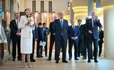Түркі мемлекеттері ұйымына мүше елдердің басшылары Turkistan визит-орталығының жұмысымен танысты