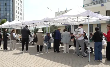 Алатау ауданында мемлекеттік қызметтер жәрмеңкесі өтті