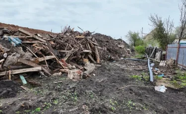 Последствия стройки: новая дамба под Петропавловском оставила дачников без воды