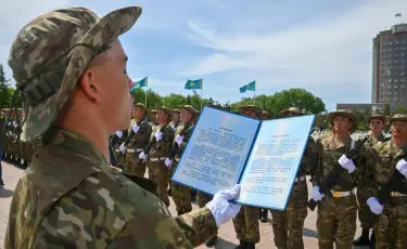 Елімізде 4,5 мыңнан астам сарбаз Отанға адал қызмет етуге ант берді