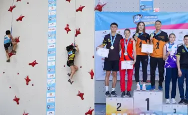 Алматыда спорттық құзға өрмелеуден Қазақстан чемпионаты аяқталды