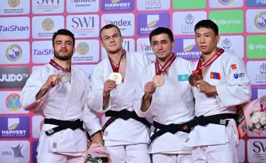 Дзюдошы Аңсарбек Ғайнуллин Grand Slam турнирінде қола медаль жеңіп алды