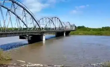 Вода вышла в пойму Есиля: под угрозой оказались дачи Петропавловска