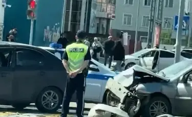 Қостанайда жол апатынан бес адам зардап шекті