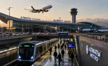 Жолаушыларға жайлылық: Алматы әуежайының көлік инфрақұрылымы метро желісімен байланысады