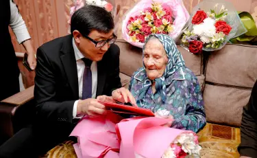 Целая эпоха: ветеран труда из Семея отметила 110-летний юбилей