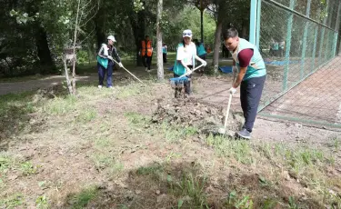 Алматыда «Таза Қазақстан» акциясы аясында жергілікті сенбілік өткізілді