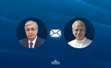 Глава государства направил поздравительную телеграмму Папе Римскому Льву XIV