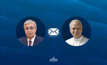 Президент Рим Папасы XIV Леоға құттықтау жеделхатын жолдады