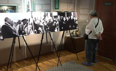 «Ұлы Жеңіс қаһармандары»: в музее Кунаева открылась уникальная фотовыставка