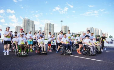 Параатлеттер Astana Half Marathon жарысына қатысты