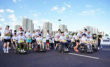 Параатлеттер Astana Half Marathon жарысына қатысты