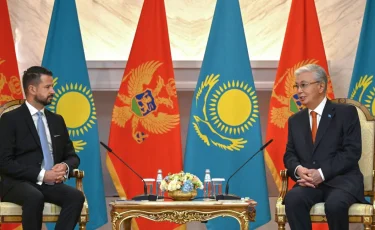 Президенты Казахстана и Черногории провели переговоры в узком составе
