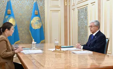 Президент Бала құқықтары жөніндегі уәкіл Динара Зәкиеваны қабылдады