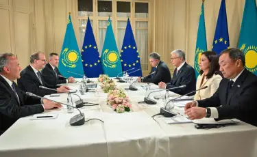 Президент Казахстана встретился с рядом европейских бизнесменов